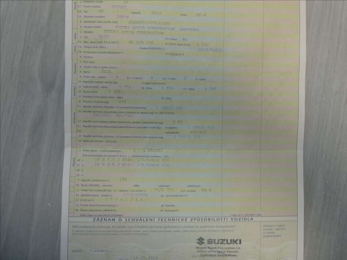 Suzuki Ignis Hatchback 1,2 l 66 kw