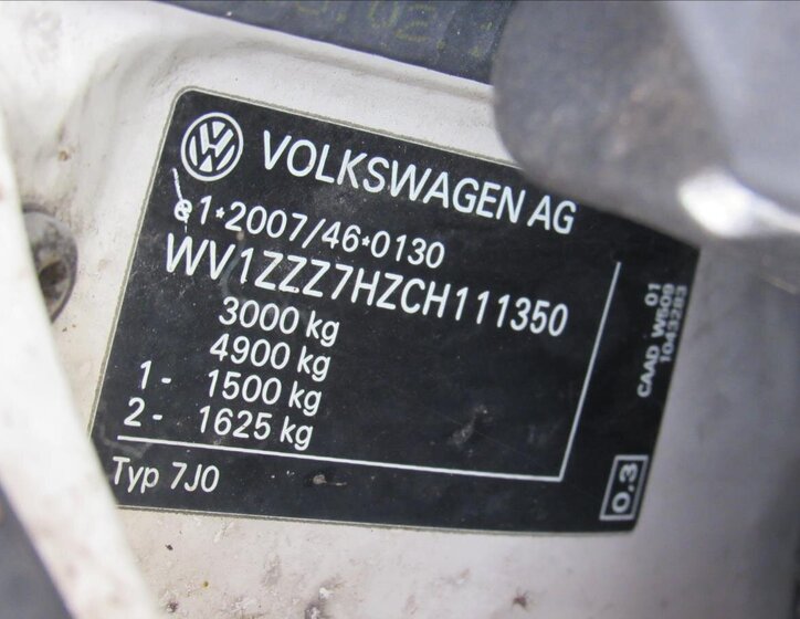 Volkswagen Transporter Skříň 2,0 l 84 kw