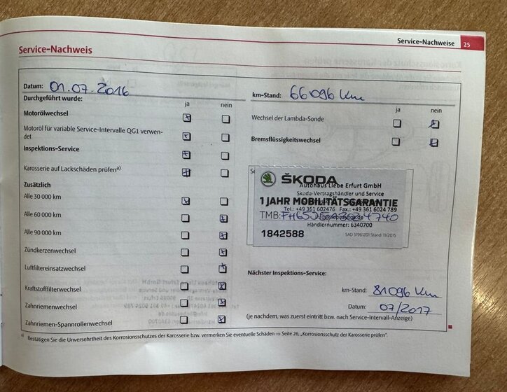 Škoda Fabia Kombi 1,2 l 51 kw