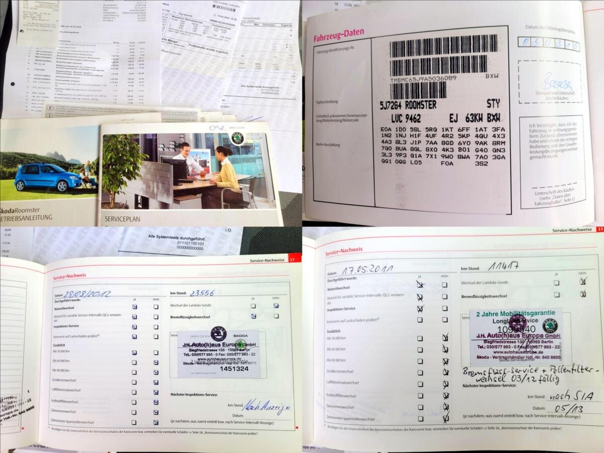 Škoda Roomster MPV 1,4 l 63 kw