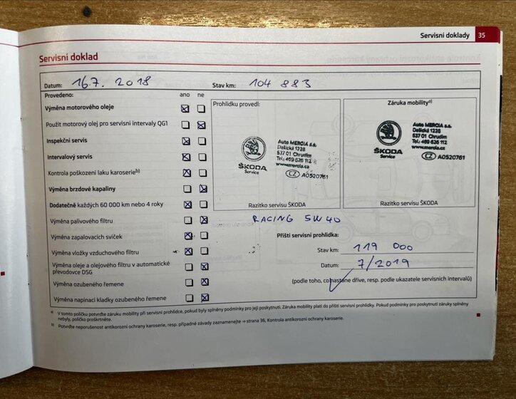 Škoda Fabia Kombi 1,2 l 77 kw