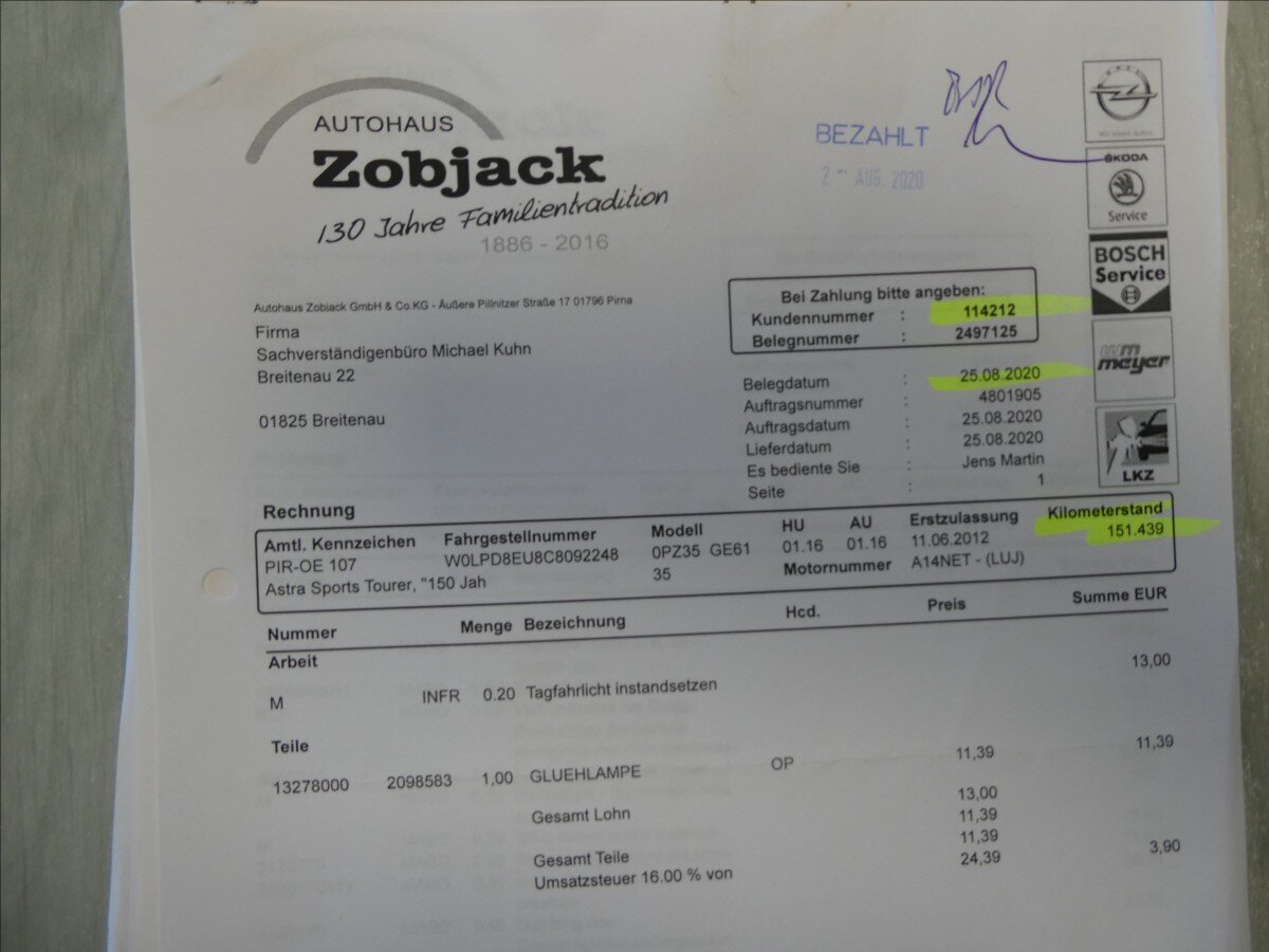 Opel Astra Kombi 1,4 l 88 kw