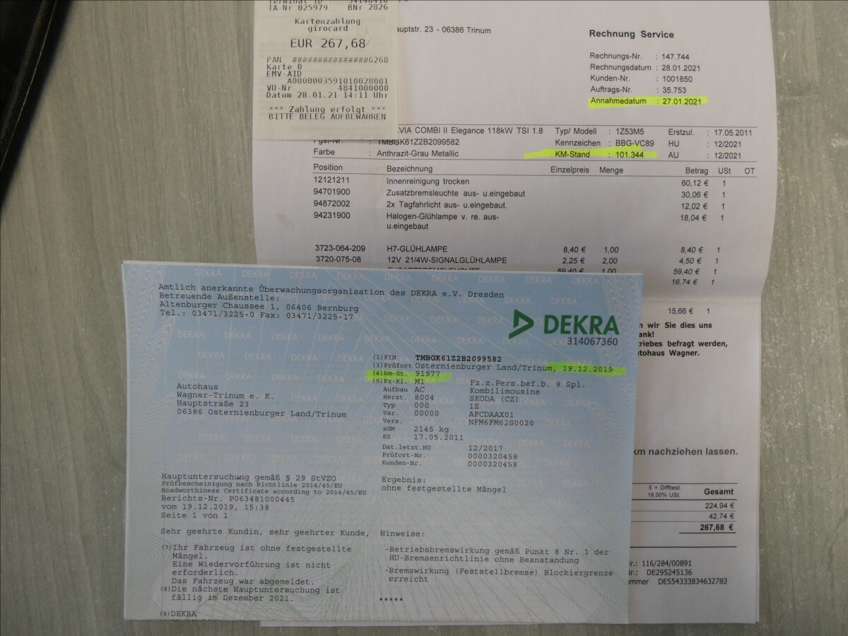 Škoda Octavia Kombi 1,8 l 118 kw