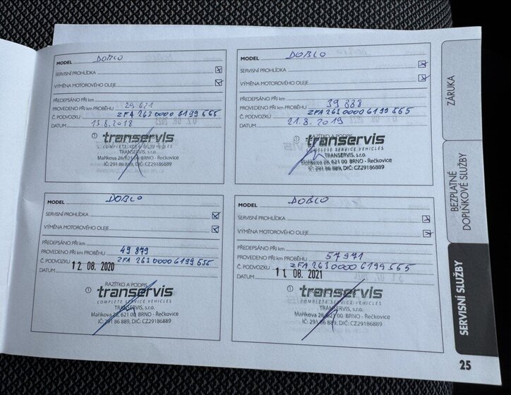 Fiat Dobló cargo Skříň 1,4 l 70 kw