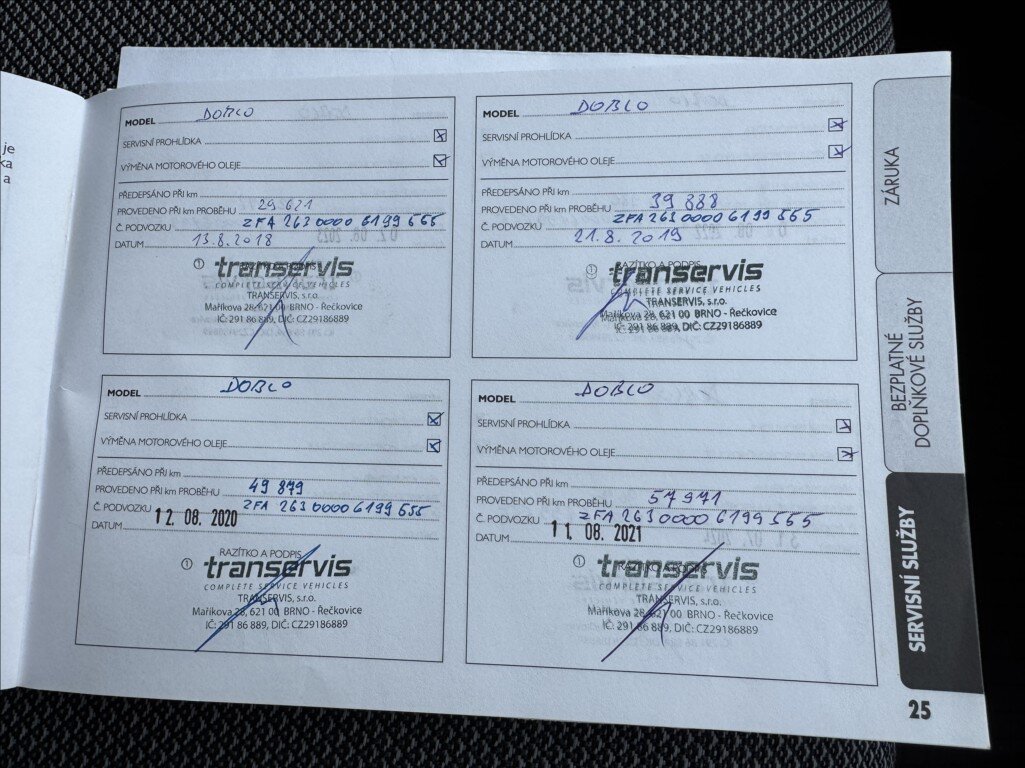 Fiat Dobló cargo Skříň 1,4 l 70 kw