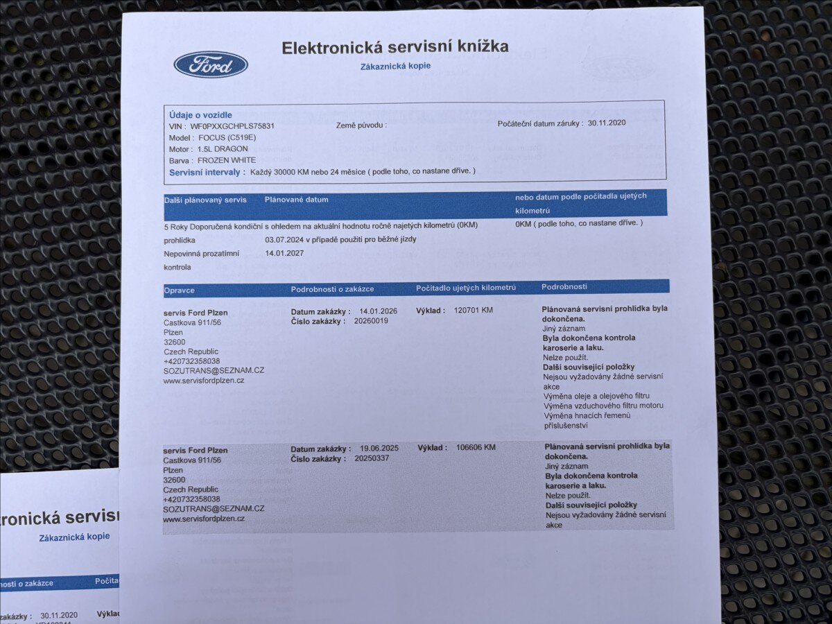 Ford Focus Kombi 1,5 l 110 kw