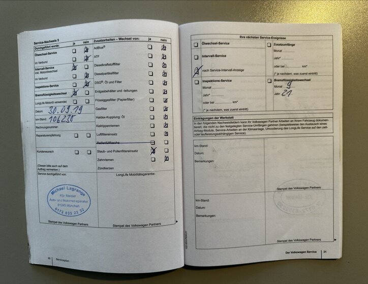 Volkswagen Touran MPV 1,2 l 77 kw