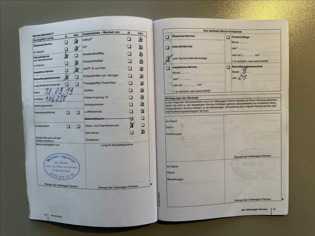 Volkswagen Touran MPV 1,2 l 77 kw