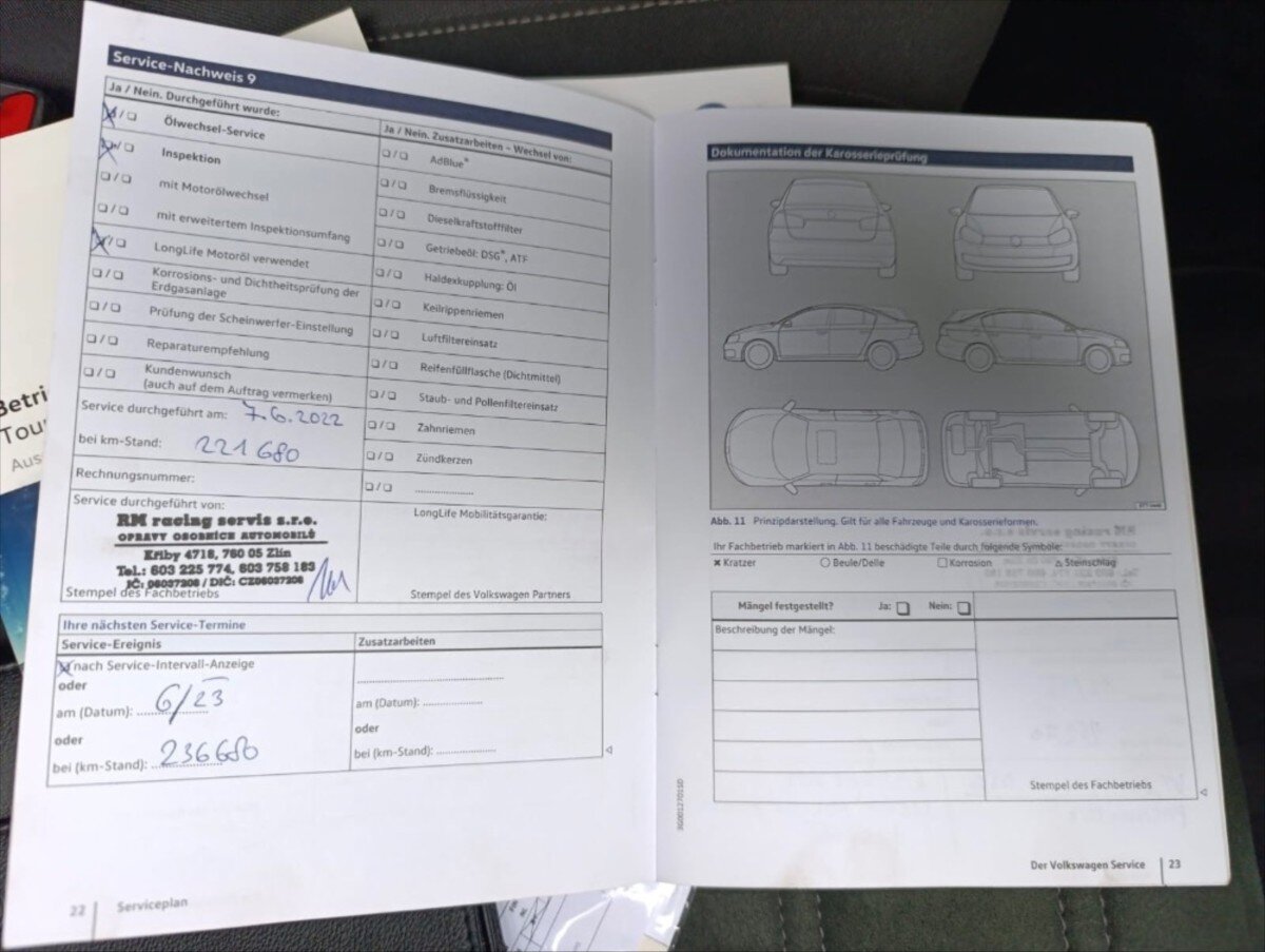 Volkswagen Touran MPV 2,0 l 110 kw