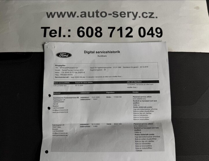 Ford Transit Connect Ostatní 1,5 l 74 kw