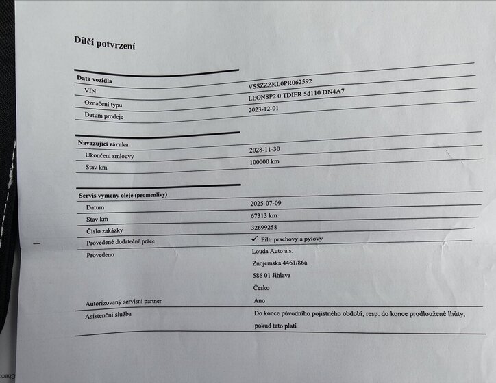 Seat Leon Kombi 2,0 l 110 kw