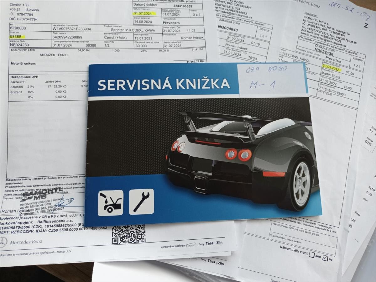 Mercedes-Benz Sprinter Ostatní 3,0 l 140 kw