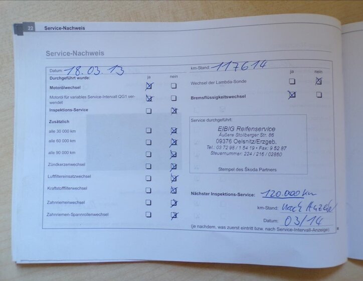 Škoda Octavia Kombi 1,9 l 81 kw