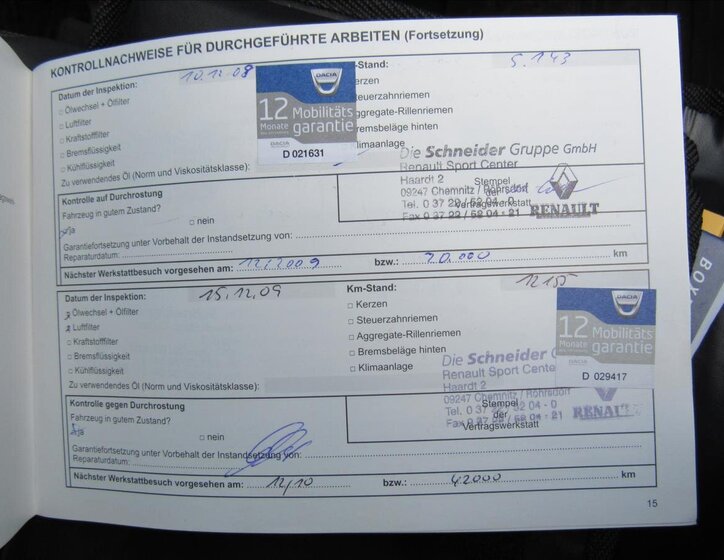 Dacia Logan Kombi 1,6 l 64 kw