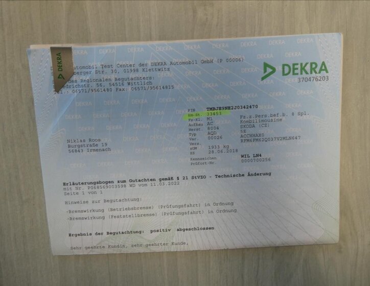 Škoda Octavia Kombi 2,0 l 169 kw