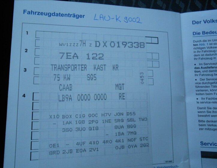 Volkswagen Transporter 22