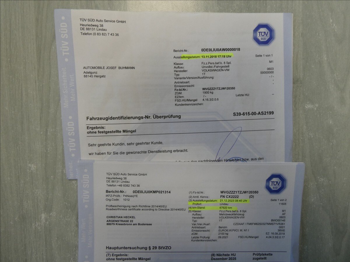 Volkswagen Touran MPV 1,2 l 81 kw