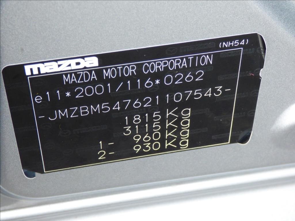 Mazda 3 Hatchback 2,0 l 121 kw