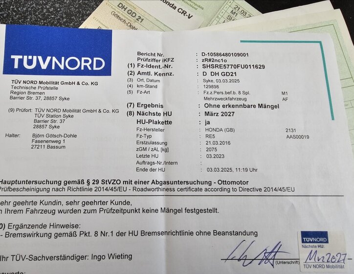 Honda CR-V Kombi 2,0 l 114 kw