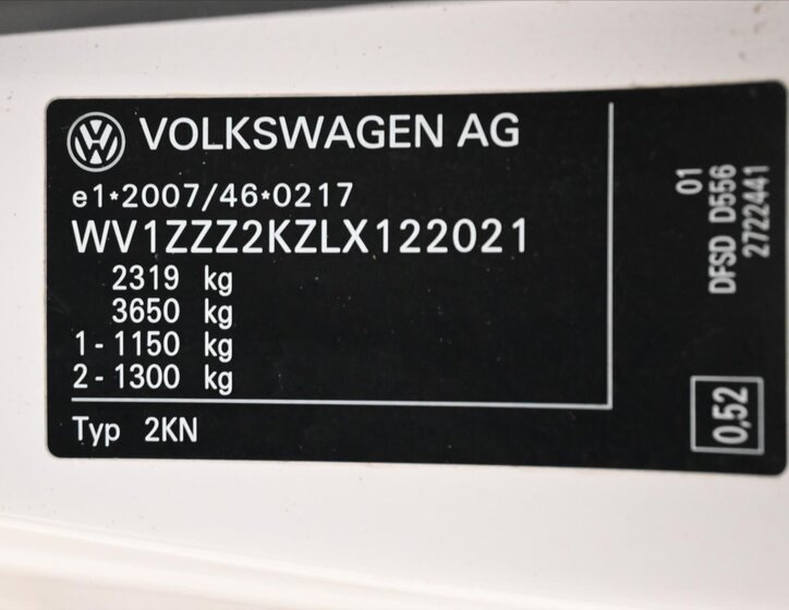 Volkswagen Caddy Skříň 2,0 l 75 kw