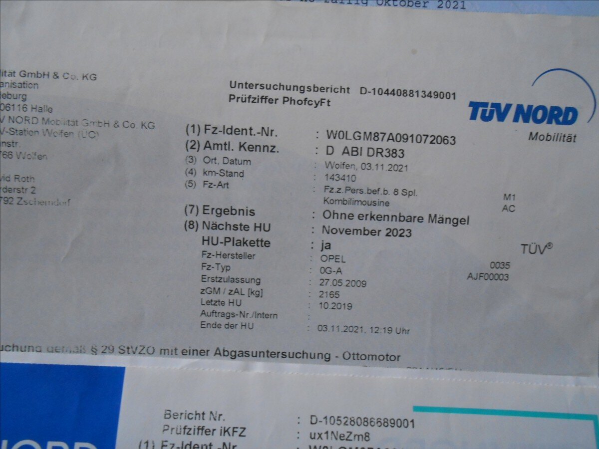 Opel Insignia Kombi 1,6 l 85 kw