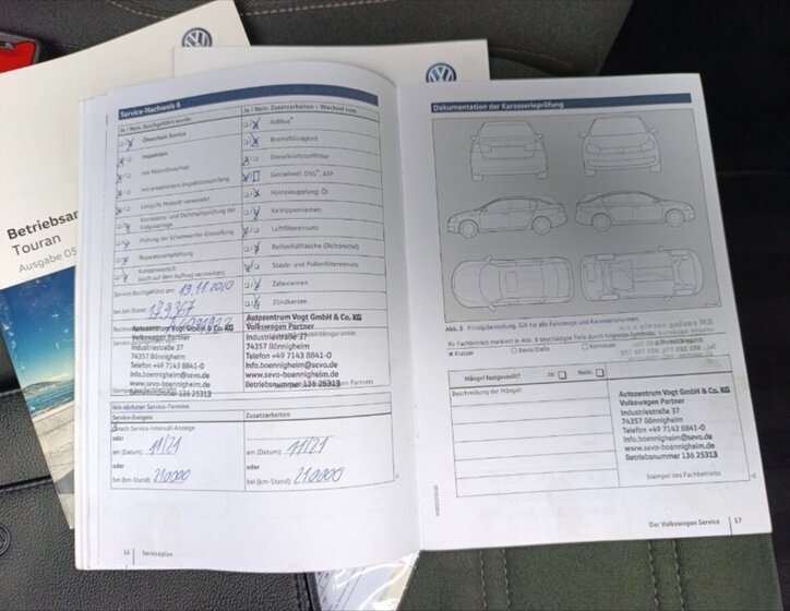 Volkswagen Touran MPV 2,0 l 110 kw