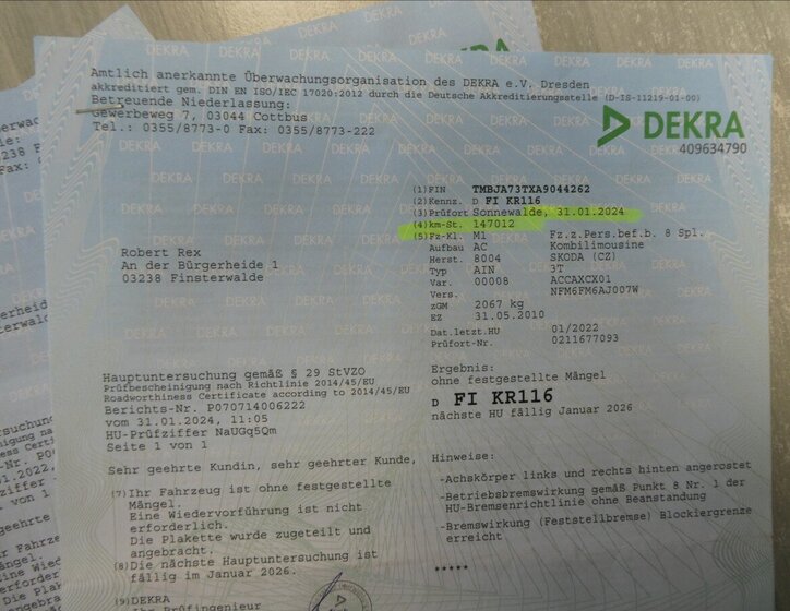 Škoda Superb Kombi 1,4 l 92 kw