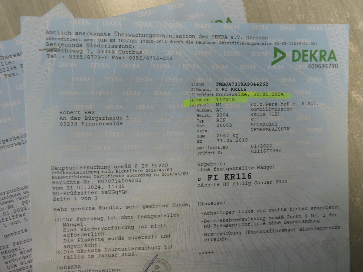 Škoda Superb Kombi 1,4 l 92 kw