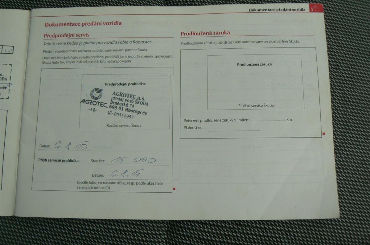 Škoda Fabia Kombi 1,6 l 55 kw