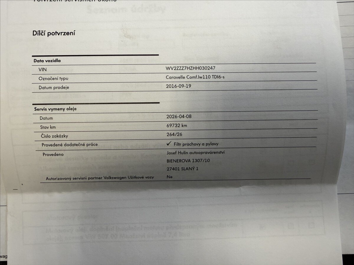Volkswagen Caravelle MPV 2,0 l 110 kw