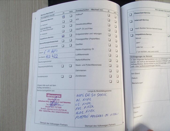 Volkswagen Touran MPV 1,6 l 77 kw