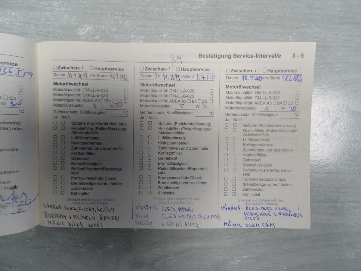 Opel Zafira MPV 1,6 l 85 kw