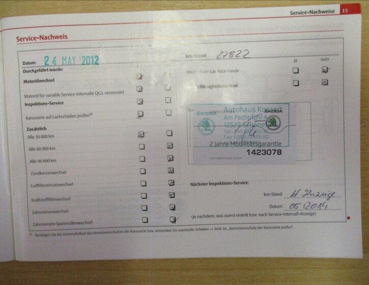 Škoda Octavia Sedan 1,2 l 77 kw