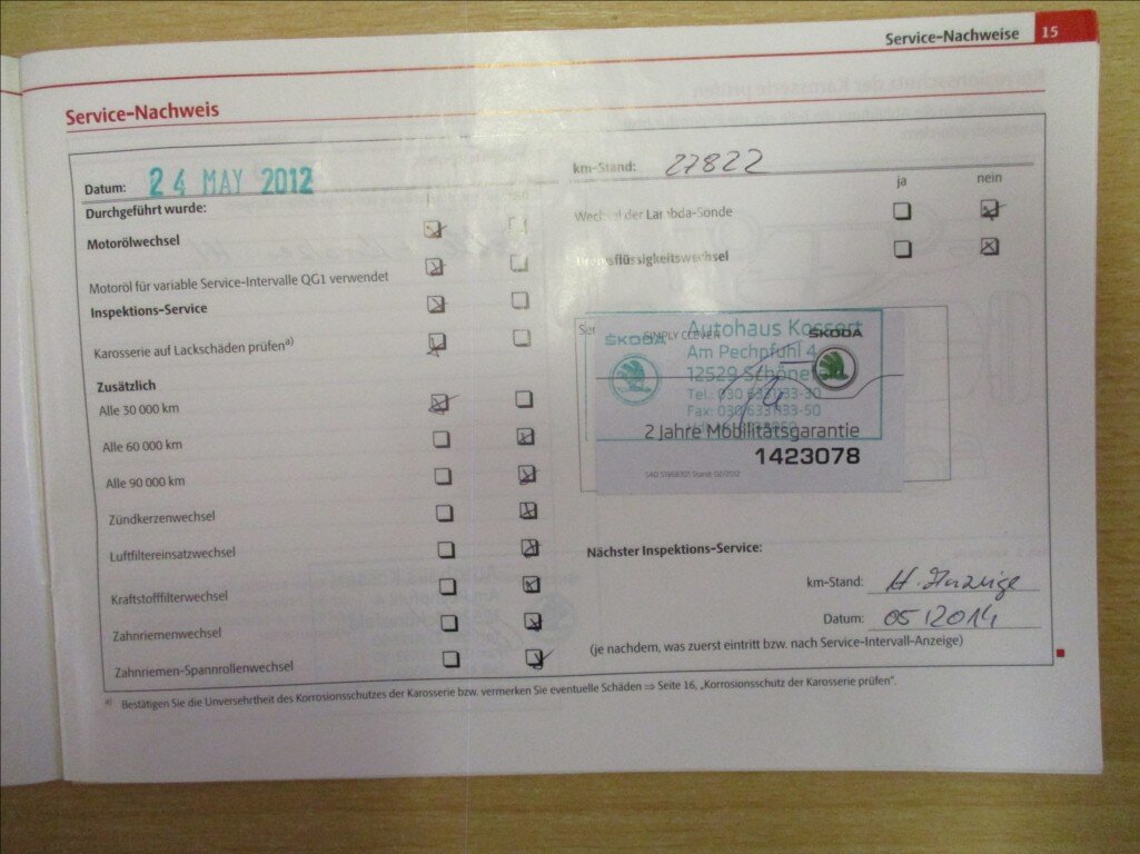 Škoda Octavia Sedan 1,2 l 77 kw