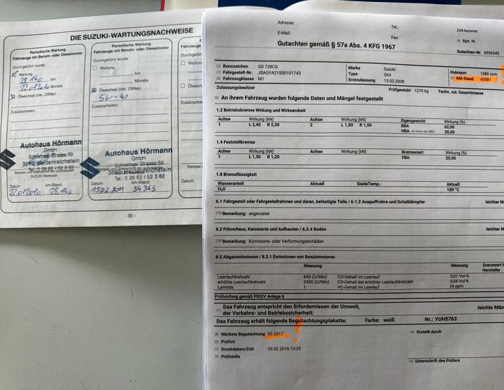 Suzuki SX4 Hatchback 1,6 l 79 kw