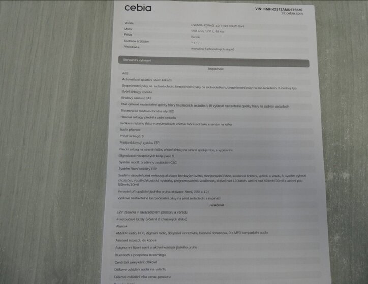 Hyundai Kona SUV / Terénní 998,0 88 kw