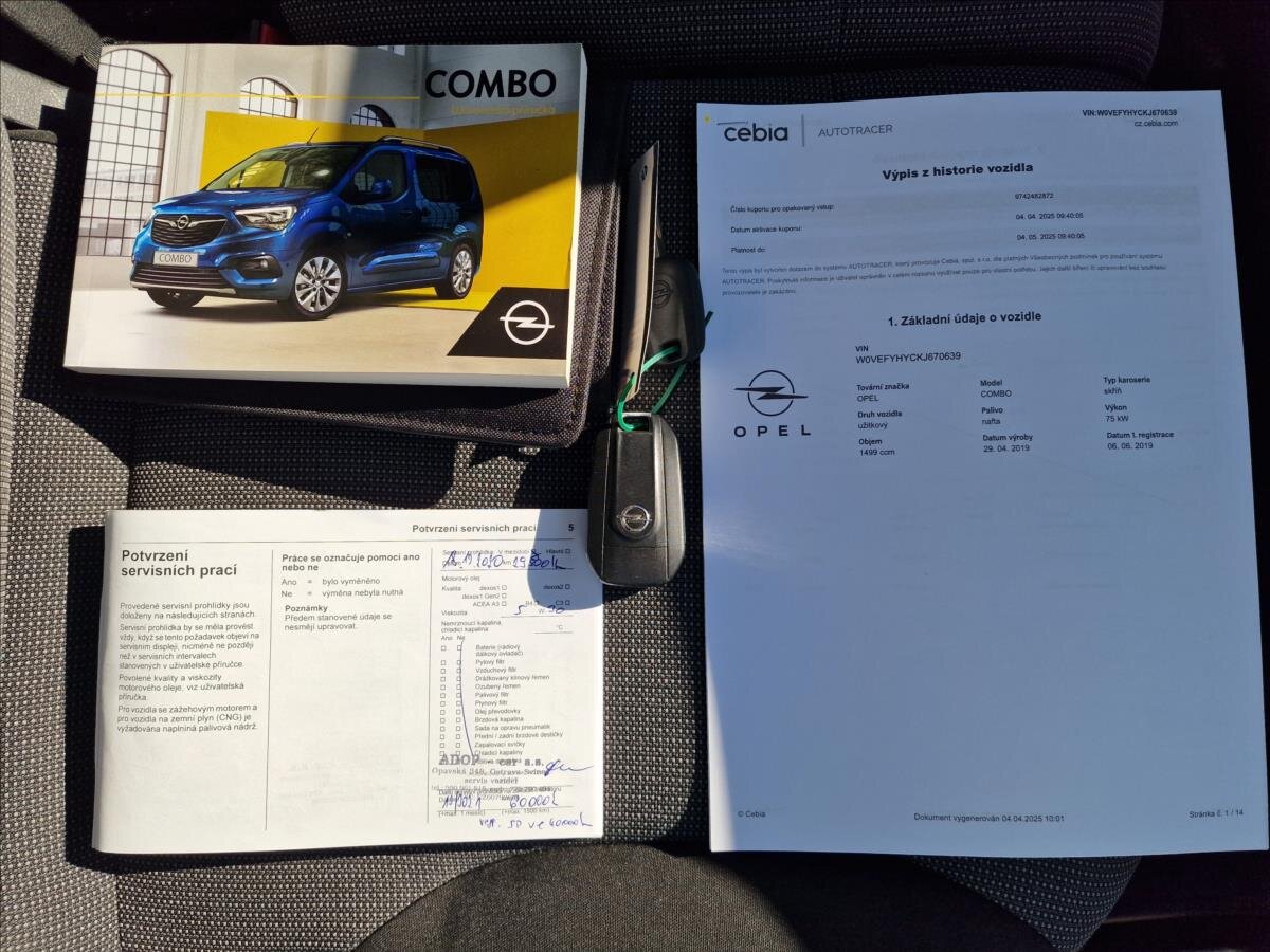 Opel Combo Skříň 1,5 l 75 kw