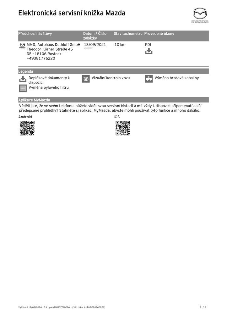 Mazda MX-30 SUV / Terénní 0,0 107 kw