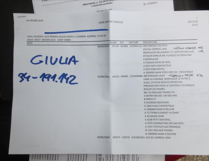 Alfa Romeo Giulia Sedan 2,1 l 110 kw