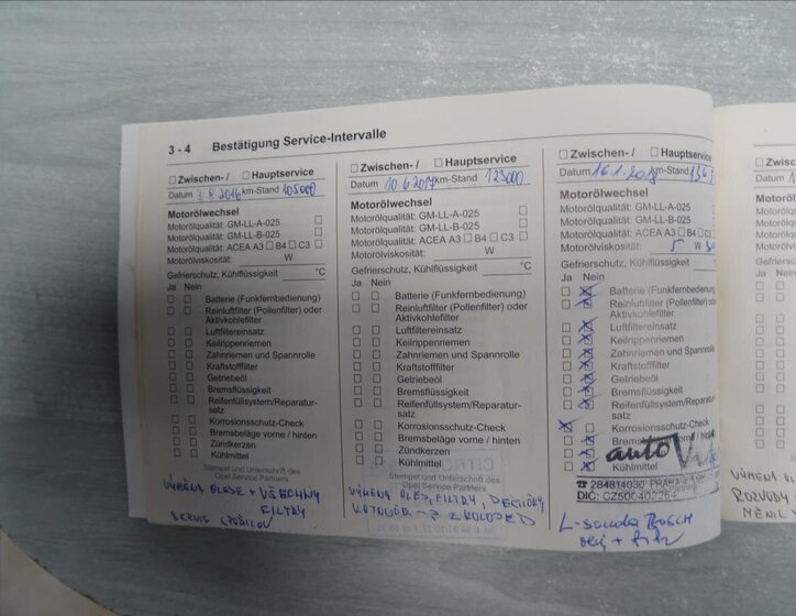 Opel Zafira MPV 1,6 l 85 kw