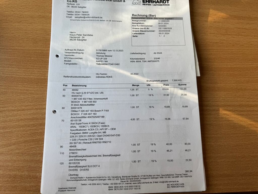 Škoda Rapid Sedan 1,2 l 63 kw