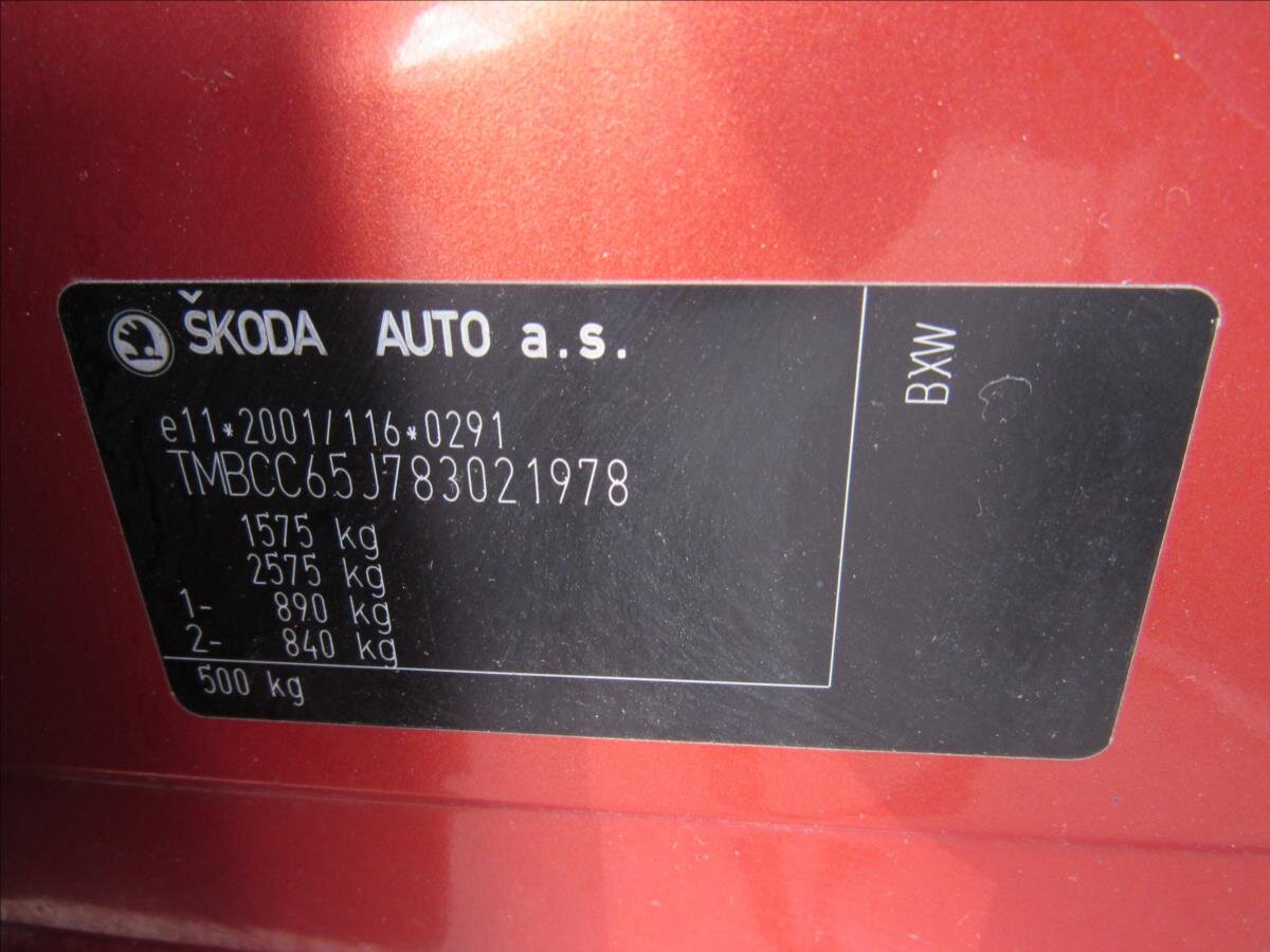 Škoda Fabia Hatchback 1,4 l 63 kw