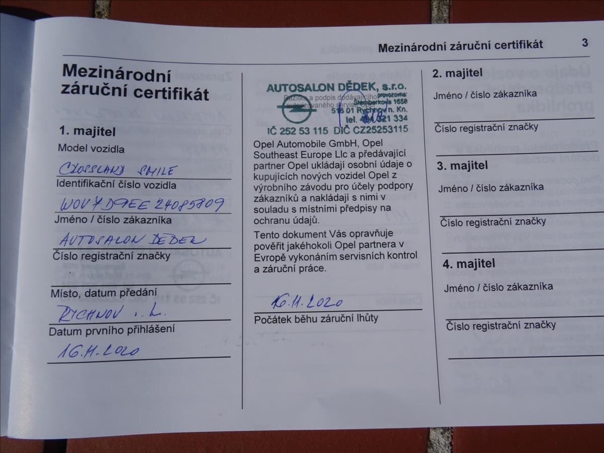 Opel Crossland X MPV 1,2 l 61 kw