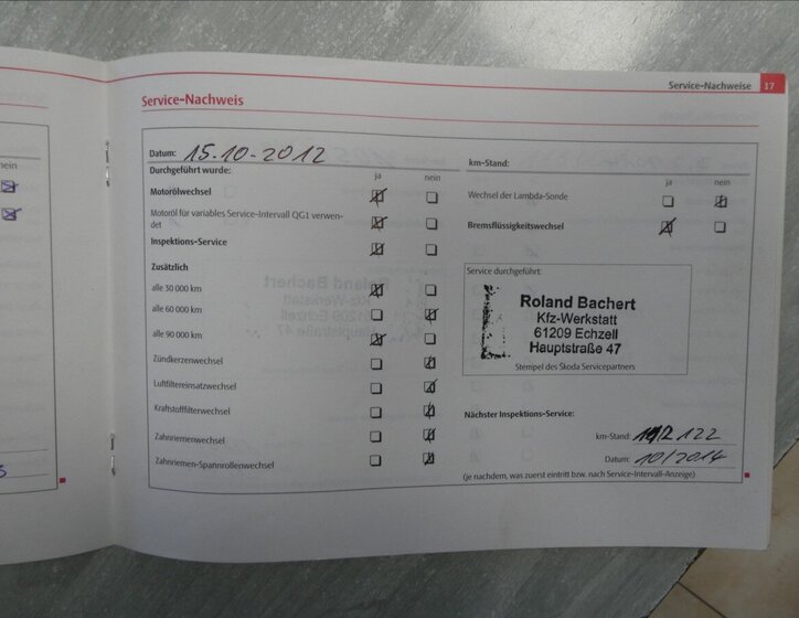 Škoda Fabia Kombi 1,4 l 63 kw