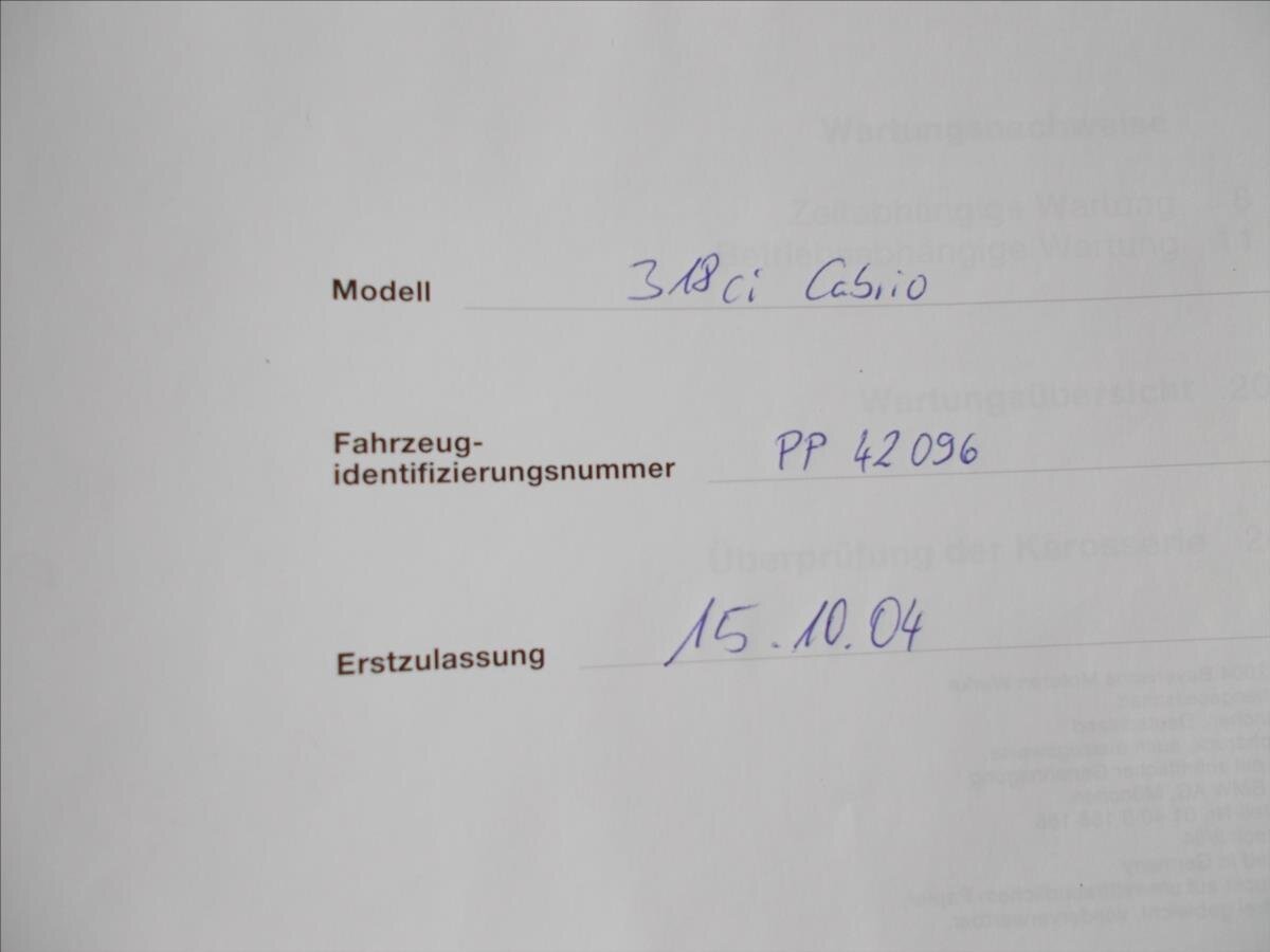 BMW Řada 3 Kabriolet 2,0 l 105 kw