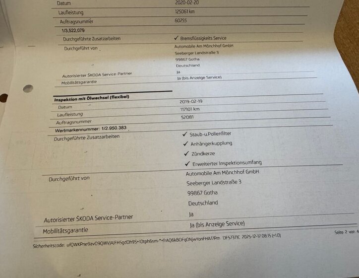 Škoda Octavia Kombi 1,4 l 103 kw