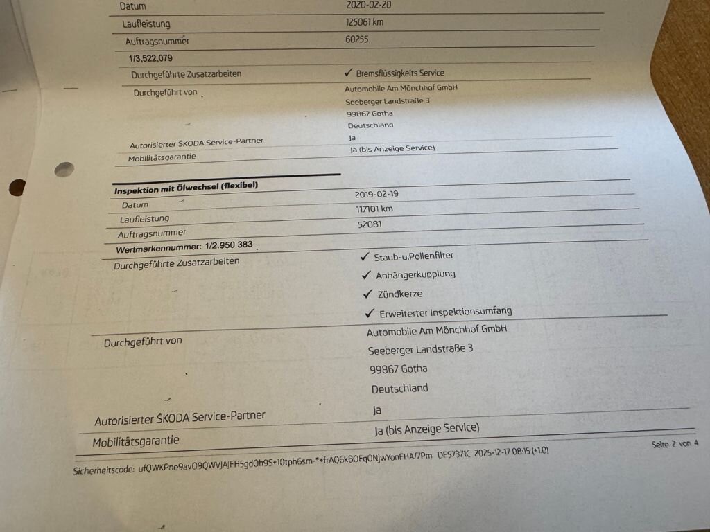 Škoda Octavia Kombi 1,4 l 103 kw
