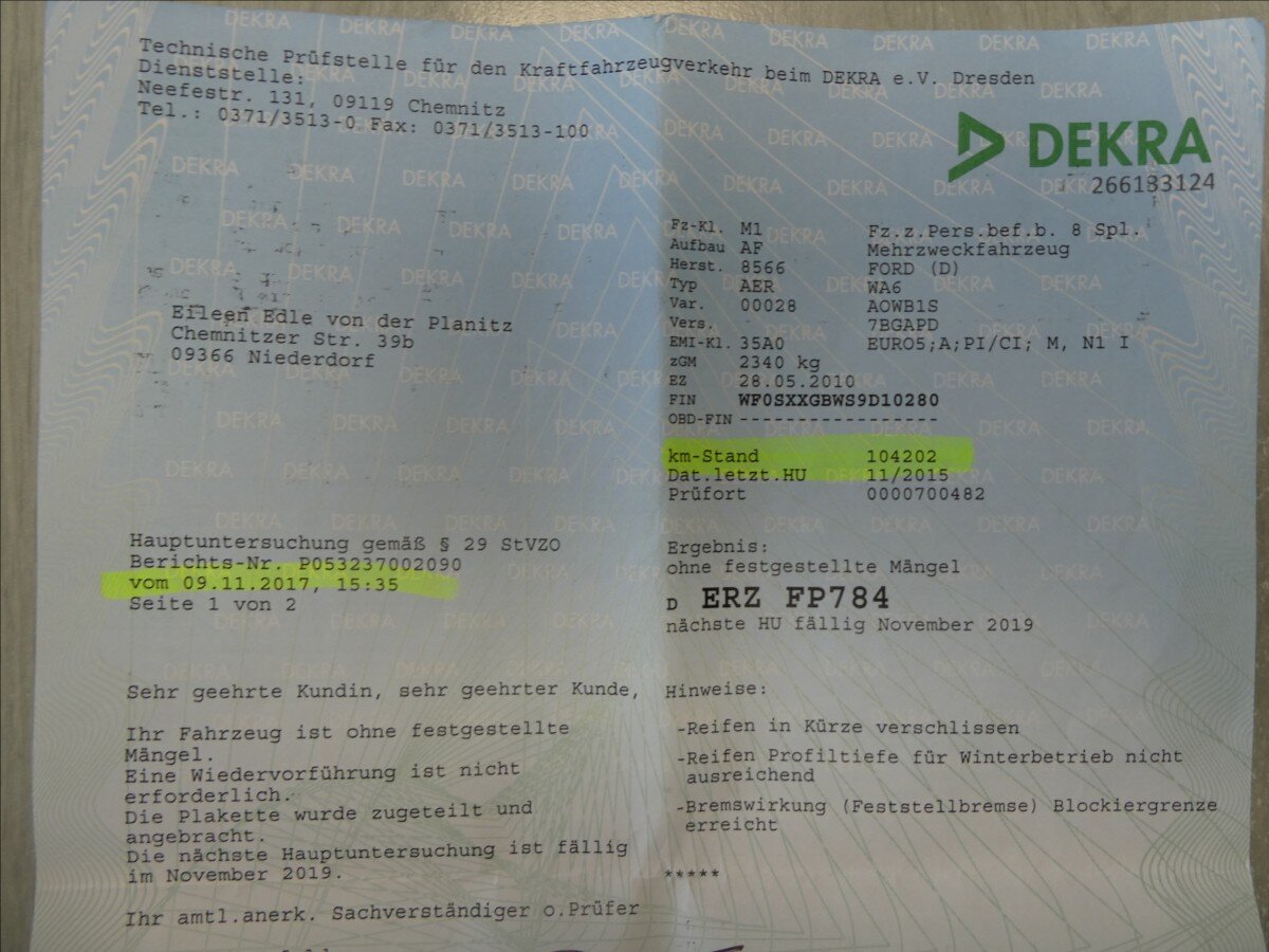 Ford S-MAX MPV 2,0 l 107 kw