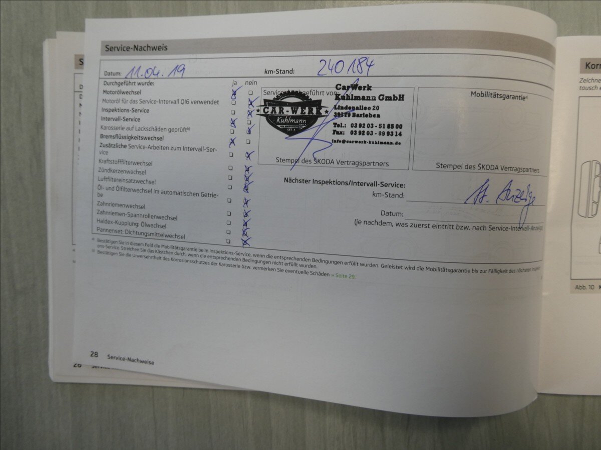 Škoda Octavia Kombi 2,0 l 103 kw