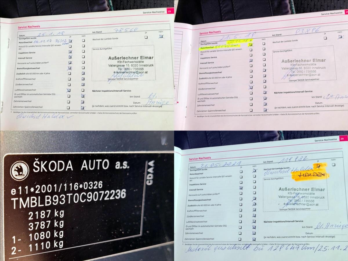 Škoda Superb Kombi 1,8 l 118 kw